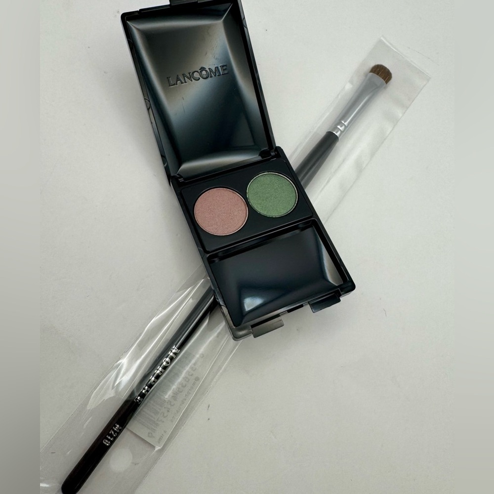 Lancôme Colour Focus Eyeshadow Duo - Exhibition/Montage & Morphe Eyeshadow Brush